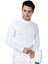 Erkek Beyaz Yarım Balıkçı Yaka Slim Fit Kazak 2
