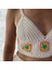 Sg Afrodit Sarı Croptop Kroşe Bikini 3
