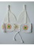 Sg Afrodit Sarı Croptop Kroşe Bikini 4