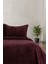 Merinos Modern Line 3 Parça Battaniye Seti - Mor 1