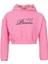 Kız Çocuk Pembe Crop Sweatshirt Pantolon Takım 2