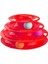 Ray Kulesi 3 Katlı Kedi Oyuncak Kırmızı 25-15 x 15.2H cm 1
