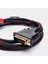 HDMI To DVI Çift Filtreli Örgülü 1.4 Metre Görüntü Kablosu 5