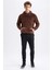 Regular Fit Kapüşonlu Baskılı Pelüş Sweatshirt Y5556AZ22WN 2