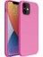 Apple iPhone 14 6.1'' İnce Mat Silikon Kılıf Pembe 1