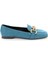 Mavi Süet Kadın Loafer Ayakkabı K01641166502 1