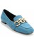 Mavi Süet Kadın Loafer Ayakkabı K01641166502 2