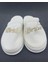 Newin Style Gold Renk Detaylı Bride Tüysüz Terlik Model 1