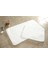 Kaymaz Taban 2'li Beyaz Yıkanabilir Peluş Banyo Paspası, Banyo Halısı, Klozet Takımı 1
