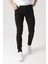 Erkek Siyah Slim Fit Dar Paça Likralı Kot Pantolon 1