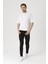 Erkek Siyah Slim Fit Dar Paça Likralı Kot Pantolon 4