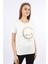 Baskılı Bisiklet Yaka Kısa Kollu T-Shirt 1