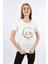 Baskılı Bisiklet Yaka Kısa Kollu T-Shirt 2