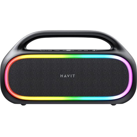 Havit SK862BT Taşınabilir RGB Bluetooth Hoparlör Siyah Renk ile Yüksek Ses Kalitesi