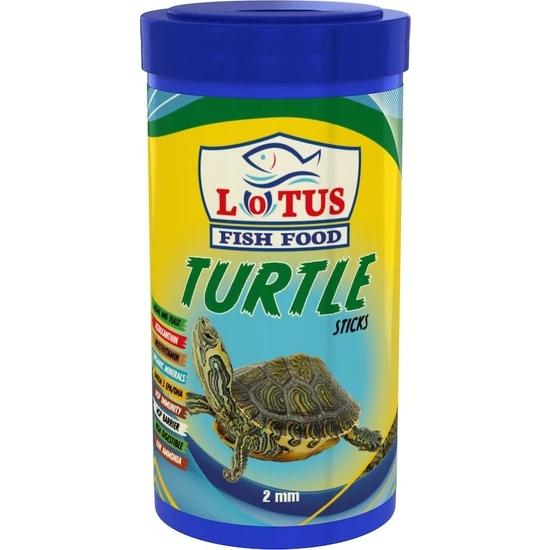 Lotus Turtle Sticks 100 ml Vitamin ve Kalsiyumlu Kaplumbağa Yemi