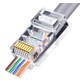 BK Teknoloji Ez RJ45 Cat6 Yeni Nesil Delikli Jack Konnektör 100 Adet