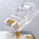 BK Teknoloji Ez RJ45 Cat6 Yeni Nesil Delikli Jack Konnektör 100 Adet