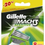 Gillette Mach3 Sensitive Yedek Tıraş Bıçağı 8'li