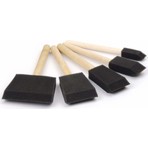 Art Foam Brush Sünger Fırça Seti 4'lü Renkli Yumuşak Fırçalar ile Sanatsal Çalışmalar İçin