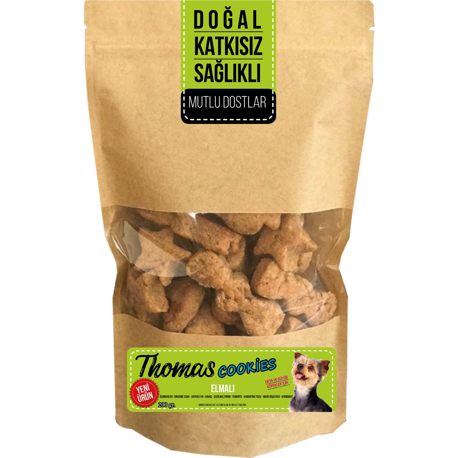 Thomas Cookies Elmalı Köpek Bisküvisi 200 gr Fiyatı