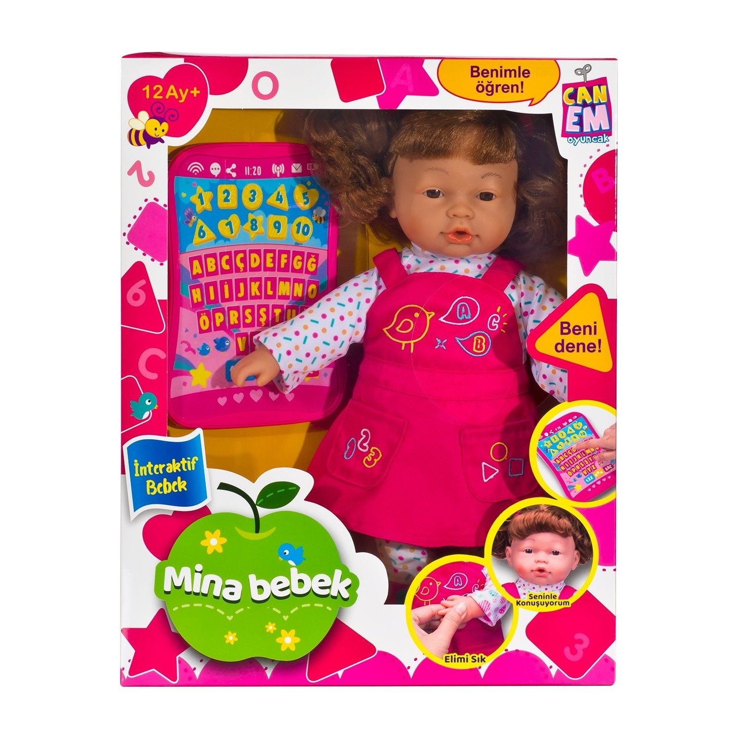 CanEm Oyuncak Büyük Türkçe İnteraktif Mina Bebek Küçük Fiyatı