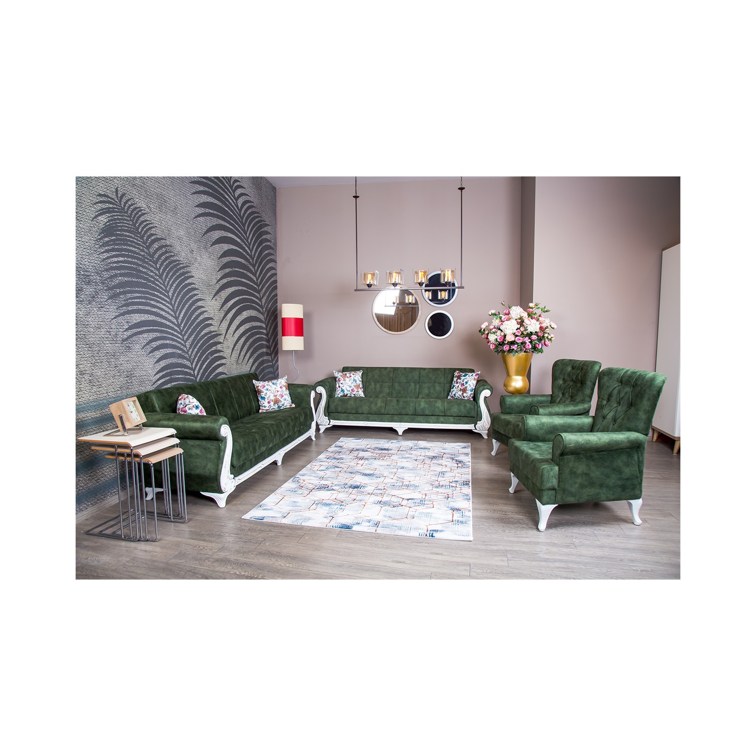 Asil Mobilya Üçlü Elif Koltuk Takımı, Berjerli ve Yataklı Fiyatı