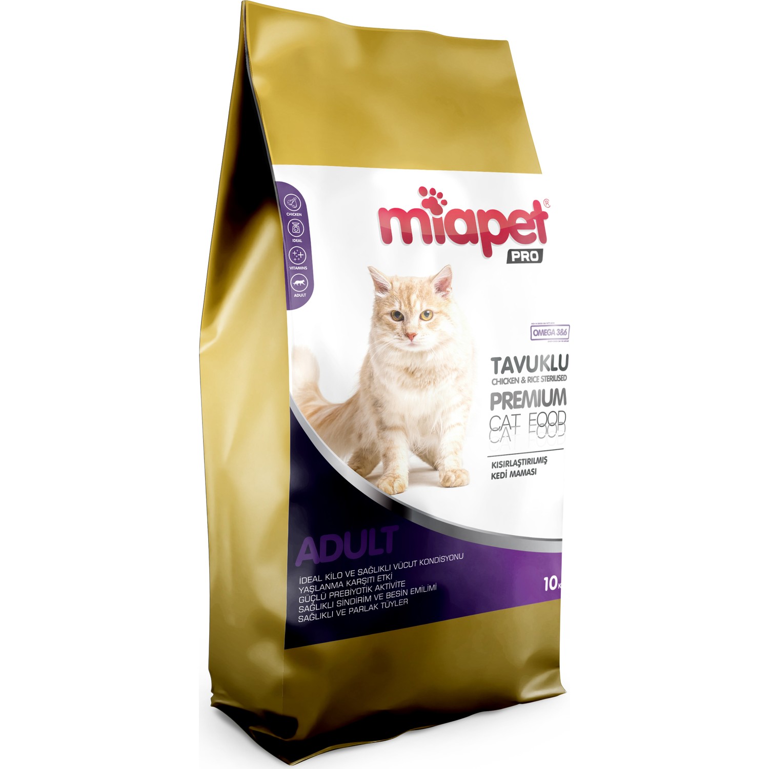 Miapet Pro Tavuklu Kısırlaştırılmış Kedi Maması 10 kg Fiyatı