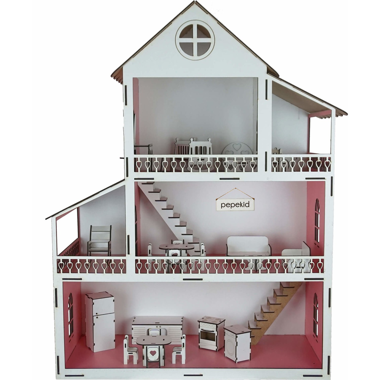 barbie evi ahşap