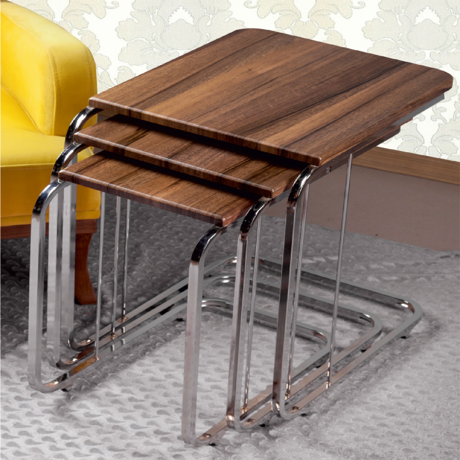 Renk Mobilya Tekerlekli Mdf Lüx CZigon ServisYanKoltuk Fiyatı