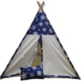 Altev Ahşap Çoçuk Çadırı Kızılderili Çadırı Oyun Evi Kamp Çadırı