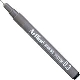 Artline Drawing System Teknik Çizim Kalemi 0.3 mm Siyah