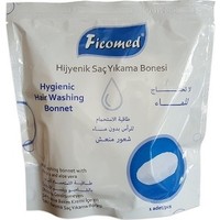 Ficomed Saç Yıkama Bonesi - Şampuanlı Bone - Tekli Paket - 5 Adet