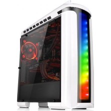 Thermaltake Versa C22 Snow Edition RGB LED Aydınlatmalı Beyaz MidTower Oyuncu Kasası (PSU Yok) (CA-1G9-00M6WN-00)