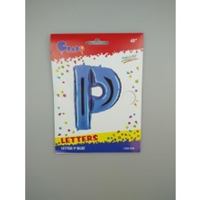 Event Party Store Folyo Balon P Harf Mavi 102 cm