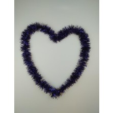 Event Party Store Asma Simli Kalp Süs Mor