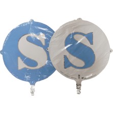 Event Party Store Folyo Balon Harf S Açık Mavi 18''