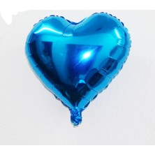 Event Party Store Folyo Balon Kalp Mavi 18''