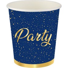 Event Party Store Party Lacivert Bardak 8'li