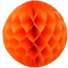 Cadılar Bayramı Halloween Petek Süs Turuncu 24 Cm