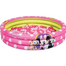 Kızılkaya Minnie Top Havuzu 122 cm Pvc Çanta 75 Toplu