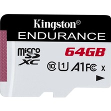 Kingston High Endurance 64GB Micro SD 95MB/S UHS-I / SDCE/64GB