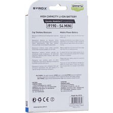 Syrox S4 Mini / İ9190 Batarya
