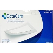 Octacare Steril Nonwowen Kumaş Pedli Yara Örtüsü 9CMX15CM -25 Li Kutu 20915