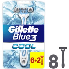 Gillette Blue3 Cool Serinletici 8'li Tıraş Bıçağı