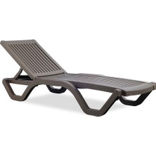 Papatya Myra Kolsuz Şezlong Küllü Kahve