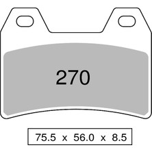 Nissin 442P27003 Sinterli Motosiklet Fren Balatası