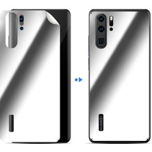 IPG Huawei P30 Pro Arka Koruyucu Stickler ( Gümüş Krom )