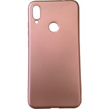 Case 4U Xiaomi Redmi Note 7 Kılıf Klasik Mat Renkli Yumuşak Premier Silikon Rose Gold