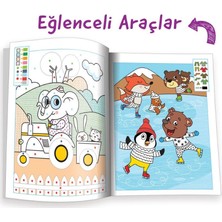 Kodlamalı Eğitici Boyama / 4-5 Yaş 1. ve 2. Seviye (2 Kitap)