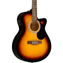 Fender FA-125CE Dreadnought Ceviz Klavye Sunburst